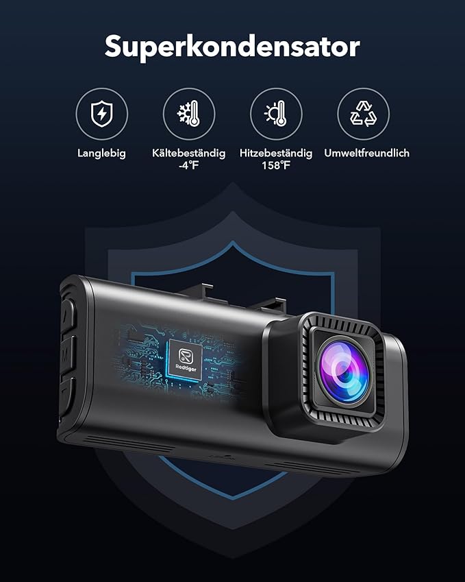 Hydrah DashCam Pro - 310° Dashcam mit Wifi funktion